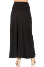 Load image into Gallery viewer, Black A-Line Maxi Skirt - FINAL SALE