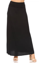 Load image into Gallery viewer, Black A-Line Maxi Skirt - FINAL SALE