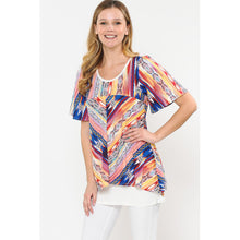 Load image into Gallery viewer, Asymmetric Hem Blouse in Coral (FINAL SALE)