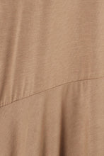 Load image into Gallery viewer, Ruffle Hem Dress in Taupe - FINAL SALE