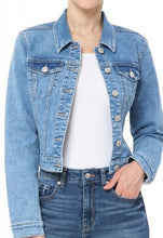 Load image into Gallery viewer, Always by My Side Denim Jacket in Light Blue (S-L)