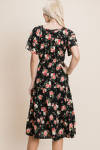 Load image into Gallery viewer, Tundra Floral Dress in Black (FINAL SALE)
