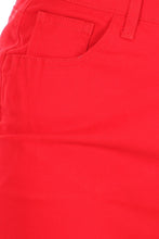 Load image into Gallery viewer, Anna Twill Denim Skirt in Red