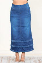 Load image into Gallery viewer, Amanda Denim Long Skirt in Indigo - FINAL SALE