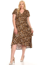 Load image into Gallery viewer, Lola Leopard Midi Dress (FINAL SALE)