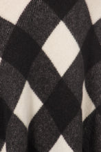 Load image into Gallery viewer, Black & White Buffalo Plaid Skirt
