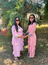 Load image into Gallery viewer, Valentina Tiered Bottom Maxi Dress in Mauve (S-XL)