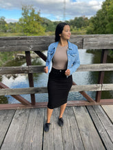 Load image into Gallery viewer, Always by My Side Denim Jacket in Light Blue (S-L)