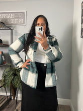 Load image into Gallery viewer, Always Cozy Plaid Flannel Shacket in Hunter Green