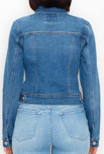 Load image into Gallery viewer, Always by My Side Denim Jacket in Light Blue (PLUS)
