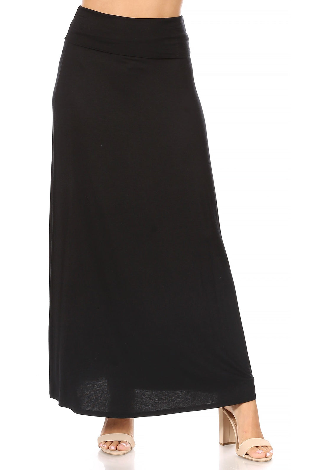 Black A-Line Maxi Skirt - FINAL SALE