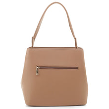 Load image into Gallery viewer, Colorblock 2-in-1 Shoulder Bag Hobo (Taupe/bk/cg)
