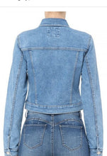 Load image into Gallery viewer, Always by My Side Denim Jacket in Light Blue (S-L)
