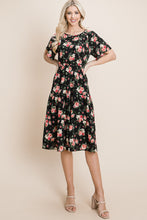 Load image into Gallery viewer, Tundra Floral Dress in Black (FINAL SALE)
