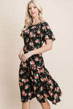 Load image into Gallery viewer, Tundra Floral Dress in Black (FINAL SALE)
