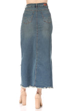 Load image into Gallery viewer, Britney Long Denim Skirt in Vintage
