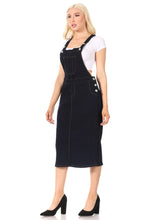 Load image into Gallery viewer, Ada Denim Overall Skirt (Dk Indigo)
