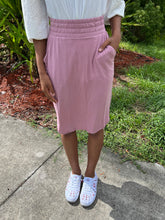 Load image into Gallery viewer, Comfy and Chic Jogger Skirt in Lt Rose
