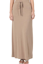 Load image into Gallery viewer, Drawstring Skirt in Ash Mocha
